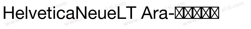 HelveticaNeueLT Ara字体转换